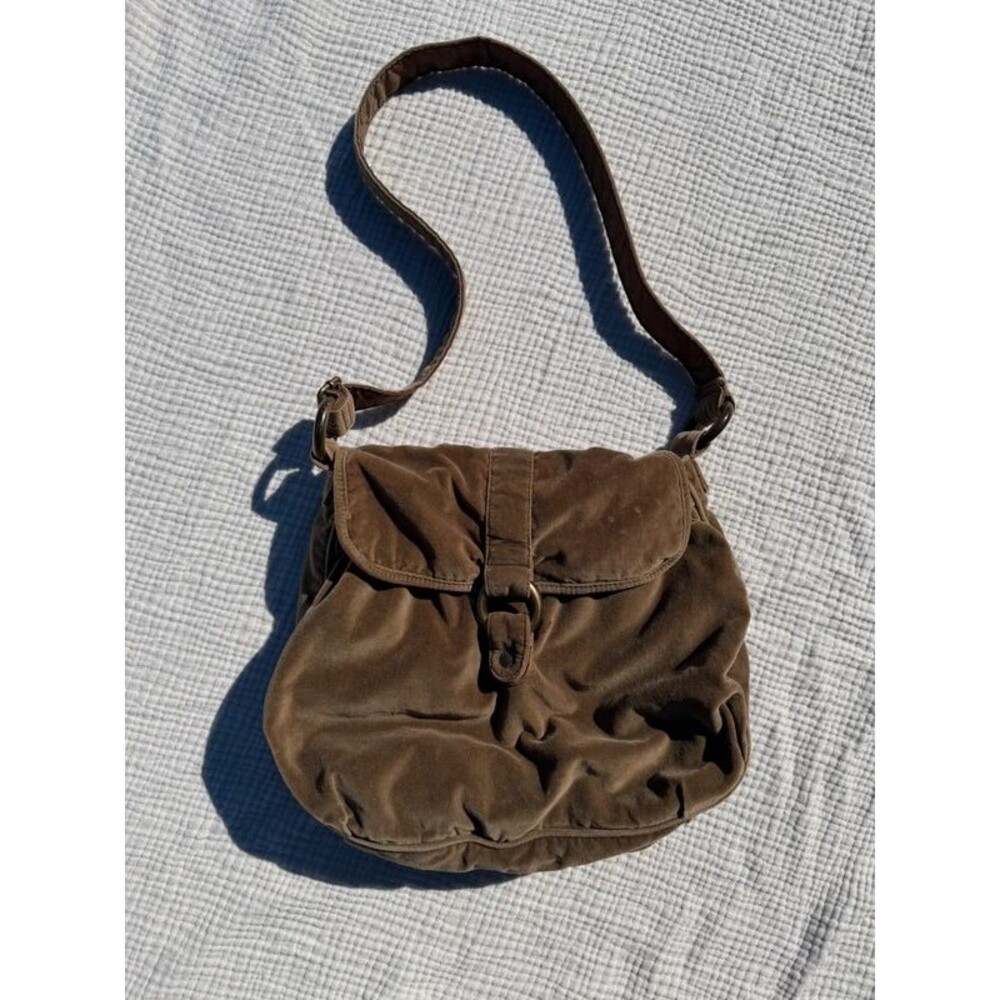 Y2K Vintage American Eagle Shoulder Bag Purse Brown 2000s